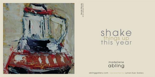 shake things up this year, Madeliene Abling painting Bender Blender