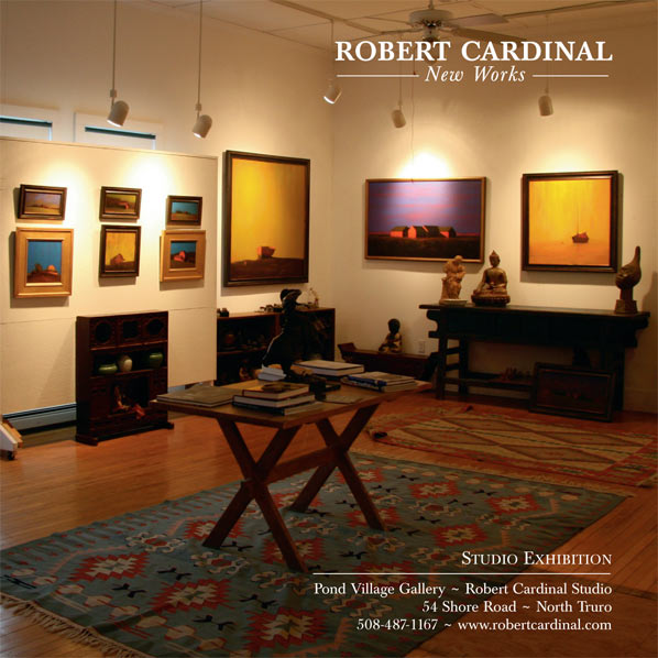 Robert Cardinal New Works, Studio Show, North Truro, MA