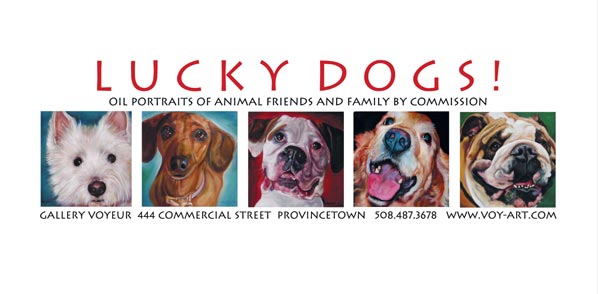 Lucky Dogs oil portraits of animal friends and family by commission 508-487-3678