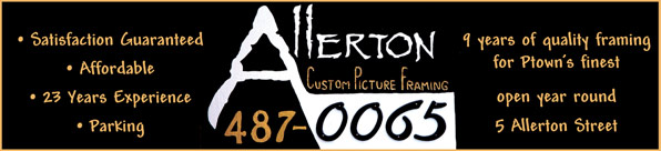 Allerton Custom Picture Framing open year round in Provincetown 487-0065