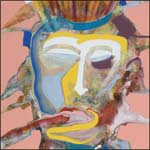 detail of painting by B Yarborough