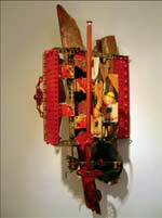 Tomato Soup mixed media at Gallery4Pearl, Provincetown