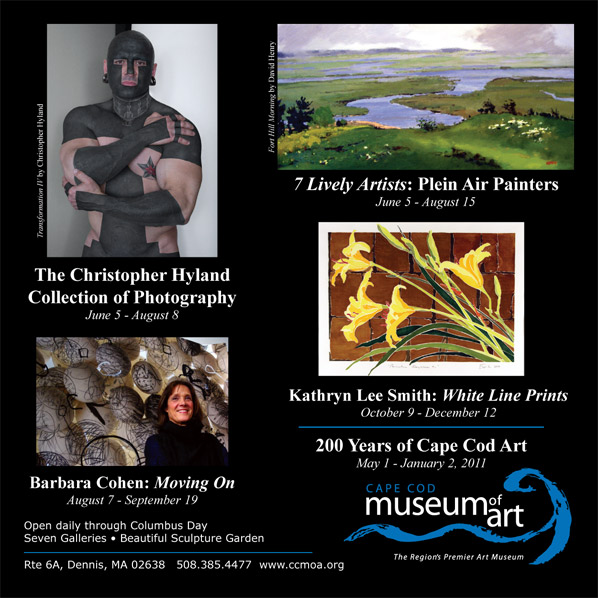ad for Cape Cod Museum of Art with link to their website