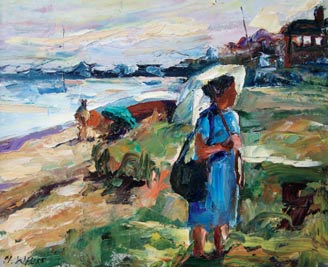 Nancy Whorf, Long Day at the Beach