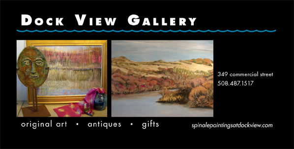 ad for Dock View Gallery with link to their website