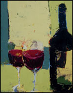 Madeliene Abling painting, If You Could Read My Mind