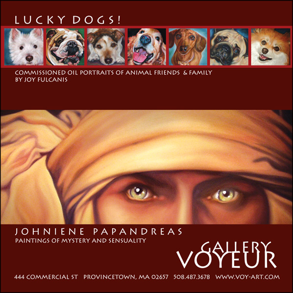 Gallery Voyeur ad with link to their website